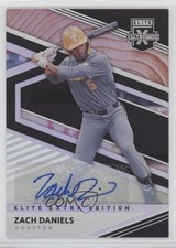 2020 Panini Elite Extra Edition Signatures Zach Daniels #138 Auto 05yu