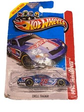 Hot Wheels Circle Tracker HW Racing 2013 Series - X1754 New NRFP Blue 1:64 Lt4