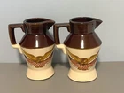 Vintage McCoy Pottery Planters Creamer Set of 2 USA Patriotic Decor Spirit of 76