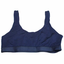 Allbirds Trino Bralette Women's Navy Night Merino Wool Blend Large 38-40"