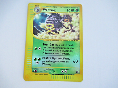 Pokemon Card - Weezing Expedition 32/165 Holo Rare | eBay