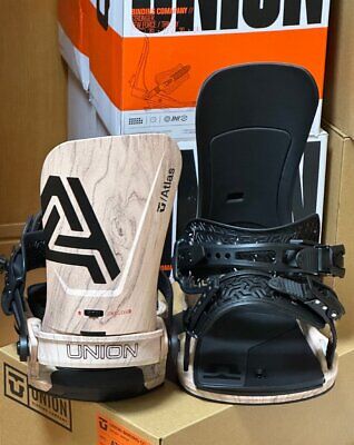 Union Atlas Asadachi Men's Snowboard Bindings, Black, Size S Union Atlas Asadachi Men's Snowboard Bindings, Black, Size S