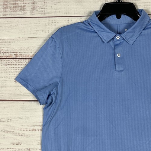 Camisa Polo Barbell Para Hombre Rendimiento Medio Manga Corta Azul Claro Elastizada - Imagen 3 de 12