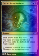 MTG Extract from Darkness (210/686) Double Masters 2022 LP FOIL