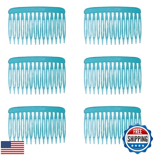 Ruwado 6 Pcs 14 Teeth Hair Side Comb Twist French Vintage Style Hair Clips Pi