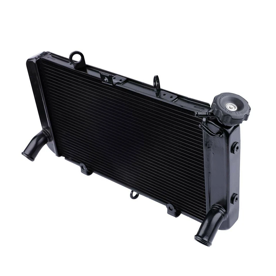 Motorcycle Aluminum Radiator Cooler Cooling Fit For Kawasaki Z900RS 18-20 Black - Image 2 of 4