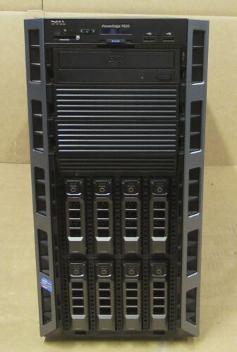 Dell PowerEdge T620 sześcirdzeniowy E5-2620 2Ghz 24 GB RAM 2.4TB HDD H710 Serwer stelażowy - Zdjęcie 1 z 5