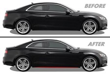 Redout Vinyl Decal Overlay For 2018-19 Audi A5 S5 Coupe Side Skirts