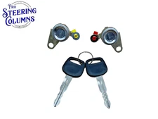 1993-1997 COROLLA DRIVER & PASSENGER DOOR LOCK CYLINDER SET MATCHED 2 KEYS NEW!