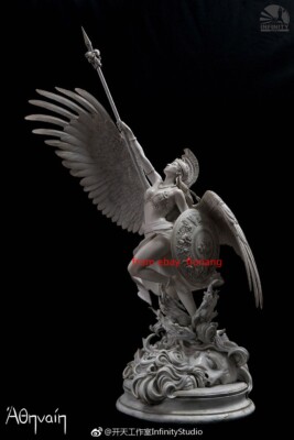 Infinity Studio Artist  Greek Mythology Athena Statue  Grey Stone Versi IN STOCK