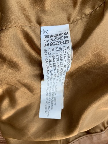 Bershka Vintage Damas Marrón Motociclista Chaqueta de Cuero de Oveja Real S 26MEX C34”L24” EN MUY BUENA CONDICIÓN - Imagen 5 de 11