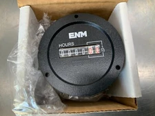 ENM T55B2APG Hour Meter Electrical 2.68in 3-hole Round 2PAT3