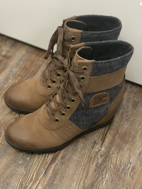 Sorel Lexie Waterproof Wedge Boots in 