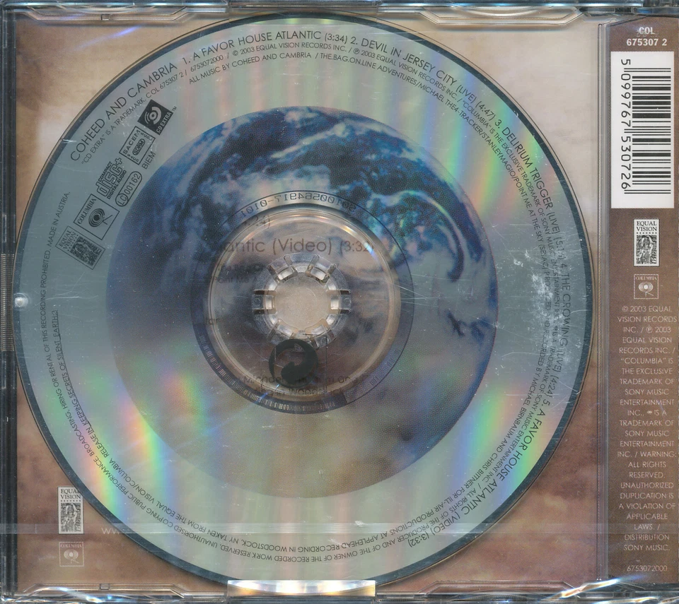 Coheed And Cambria A Favor House Atlantic Maxi CD NEU Devil in Jersey City - Bild 2 von 2