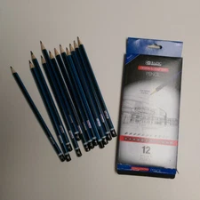 Sketching Pencils 12 PC Professional Graphite Pencil Set Drawing Design Drafting