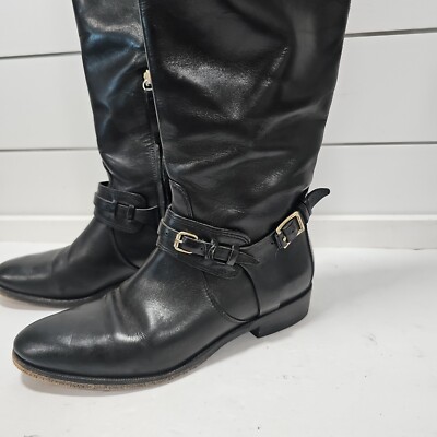 Burberry Black Leather Riding Boots Made In Italy Size 36 1 Burberry Black Leather Riding Boots Made In Italy Size 36 1