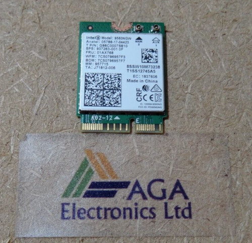 Original Intel Wireless - AC 9560 Laptop WiFi / Bluetooth Karte. Modell: 9560NGW