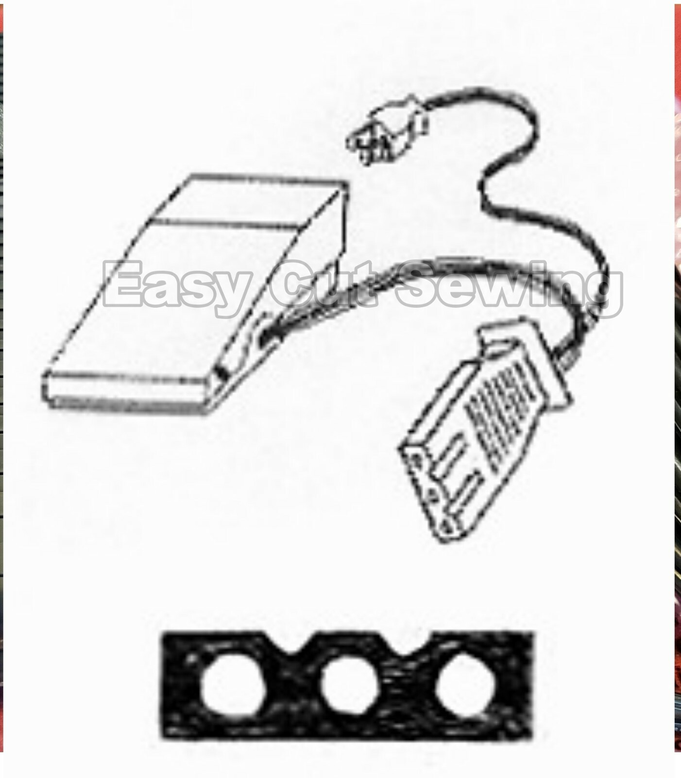 Elna, EuroPro Fußsteuerpedal Nähmaschine Serger SS eBay