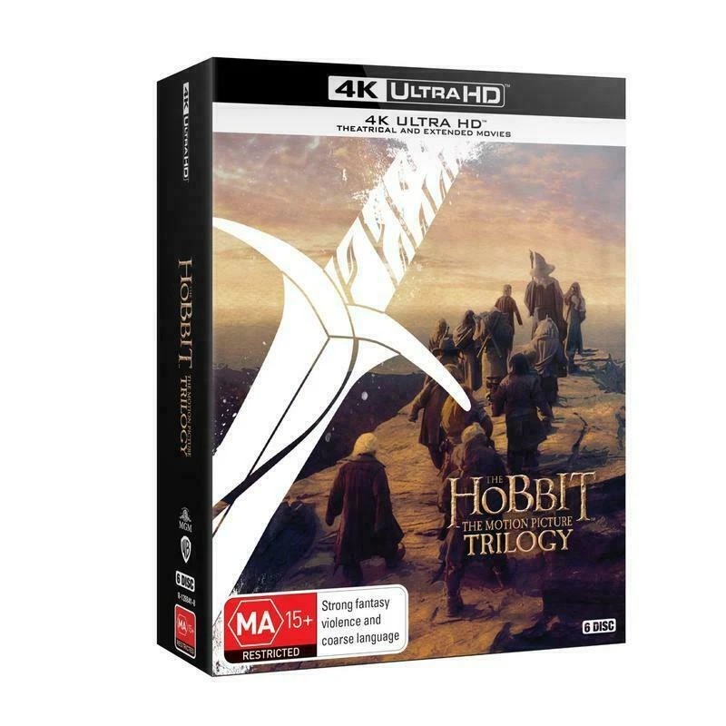 The Lord of the Rings The Hobbit Trilogy's 4K Ultra HD UHD Bluray SEALED not DVD - Image 2 of 3
