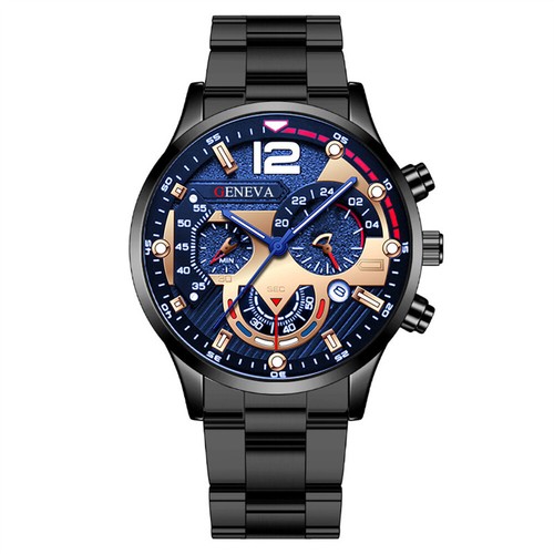 Wasserdichte Herrenarmbanduhr Mode Sport Analog Quarz Felgennabe Armbanduhr - Bild 4 von 14