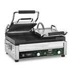 Waring Wpg300T Dual Sandwich Ribbed Panini Grill 17" x 9.25" w/ Timer 240v