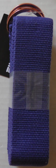 Fila Yoga Strap or Pilates Exercise 100% Polyester Metal Badge Logo Deep Blue - Image 4 of 4