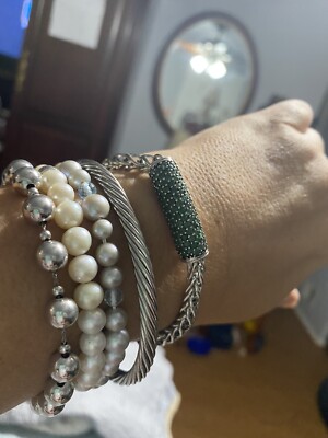 Affinity Green Diamonds Magnetic Bracelet Just Fabulous Sparkling from  QVC!