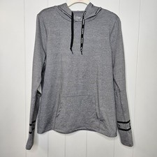 bebe Sport Large Lightweight Polyester Spandex Hoodie