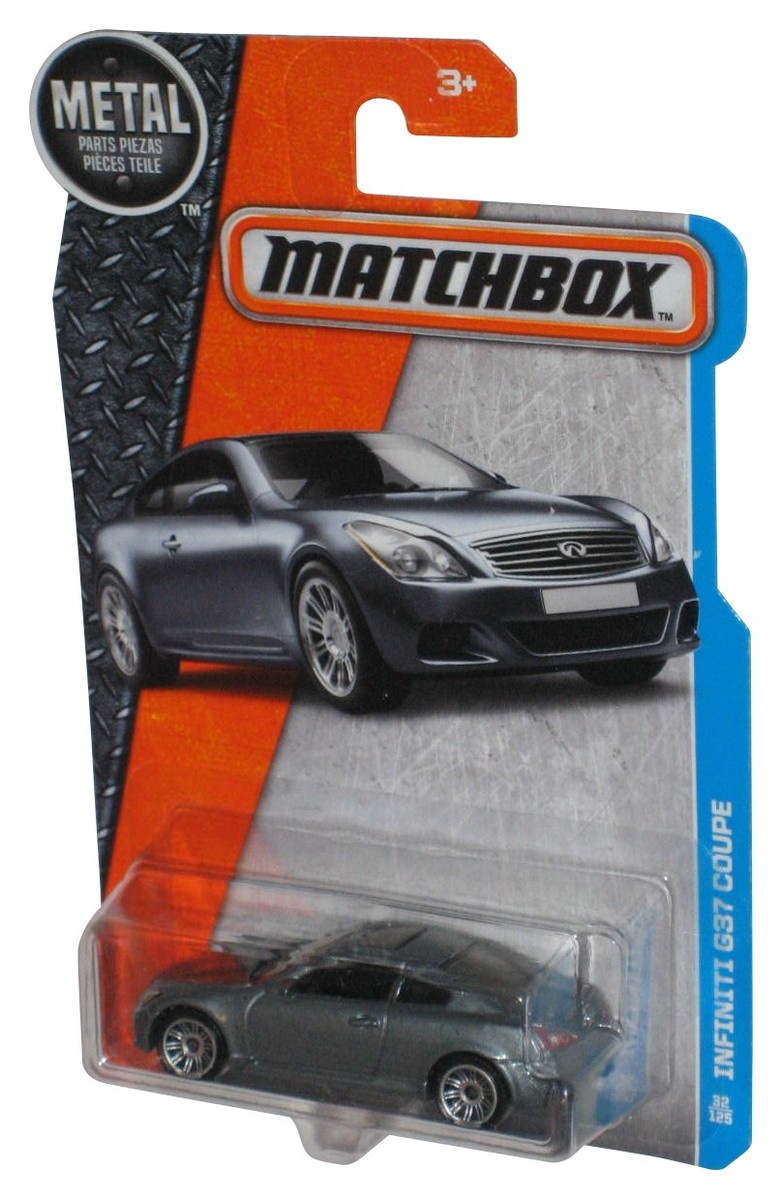 Matchbox Infiniti G37 Coupe (2016) Silver Die-Cast Toy Car