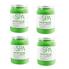 BCL Spa Lemongrass Green Tea Dead Sea Salt Soak, 64 oz. Case Pack Of 4