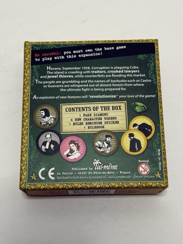 Mafia de Cuba Reserva Especial Game w/ Revolucion Expansion 2017 - Complete - Picture 12 of 13