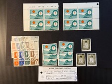 Naura # 159-62 x 3, 345 x 6 + 2 Blocks, 346 x 3   MNH Value $ 26.20