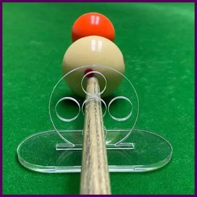 Billiard Rod Trainer Billiard StrokeExerciser Transparent Lightweight 5 Holes.