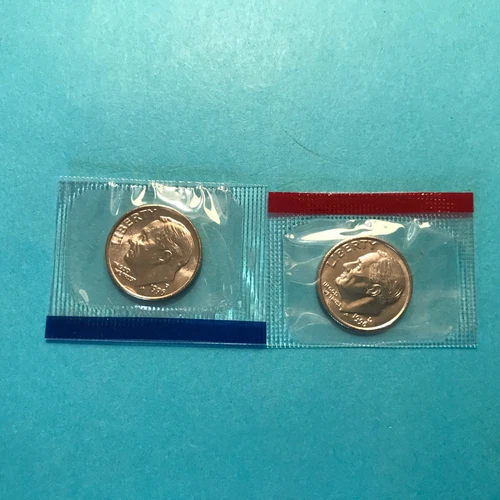 1996 P&D Roosevelt Dime US Mint Cello Unc   FREE SHIP