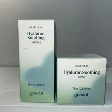 New Goodal Hyaluron Soothing Heartleaf Ampoule and Cream 