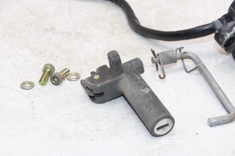 Kawasaki KZ1000P 1996 policía fabricante de equipos originales juego de llaves de encendido con bloqueo de asiento Foto 3 de 4