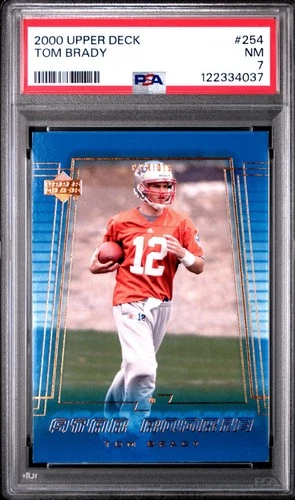 2000 Upper Deck Tom Brady Star Rookie #254 PSA 7 RC