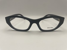 MIU MIU VMU 03W 16K-1O1 BLACK EYEGLASS FRAMES 51-19-140 NEW
