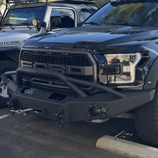 Fab Fours Premium Winch Pre-Runner Bumpers For 17-20 Ford F-150 - FF17-H4352-1