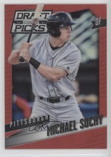 2014 Panini Prizm Perennial Draft Picks Red Prizm 44/100 Michael Suchy #60 0y3