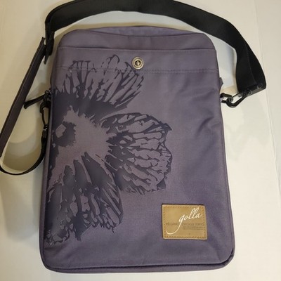 Golla - Generation Mobile Laptop Bag. Purple Excellent Condition Flower Print