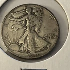 1941-S Walking Liberty Silver Half Dollar