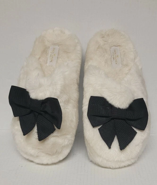 Zapatillas Kate Spade New York Bali Marfil Piel Sintética Acento Lazo Talla 8 Usadas en Excelente Condición Foto 2 de 4