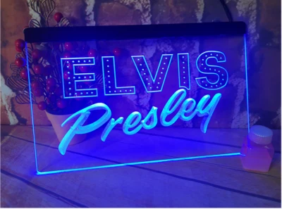 Elvis Presley Music LED Neon Light Sign for Beer Bar Pub Club home party gift