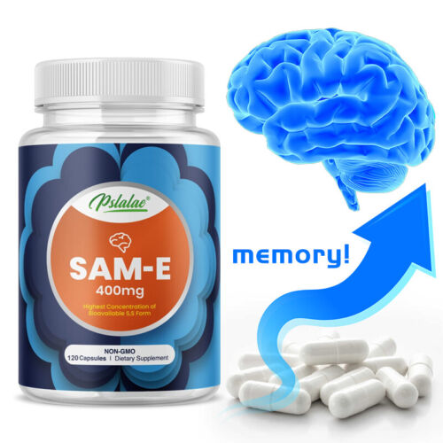 SAM-E (S-Adenosyl Methionine) 400mg - Liver Detox, Brain & Nervous System Health - Picture 1 of 9