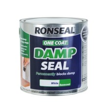 Ronseal  One Coat Damp Seal WHITE MATT  250ml  400ml aerosol  750ml  2.5L