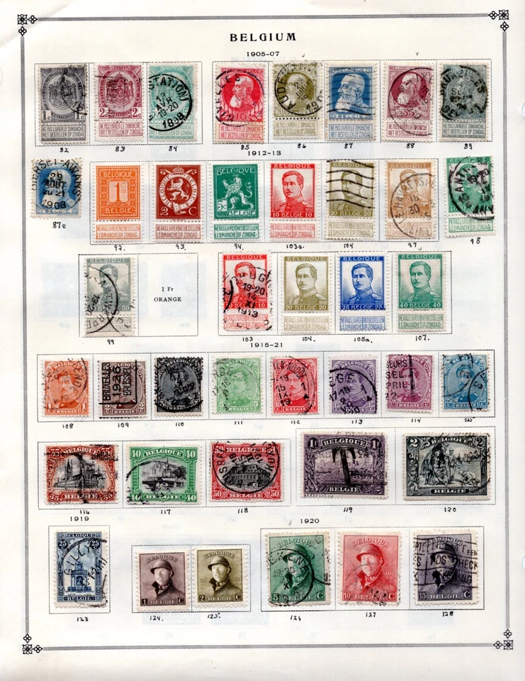 BELGIUM 1850-1981 HUGE COLLECTION OF 2300+ STAMPS, MINT & USED - Image 2 of 4
