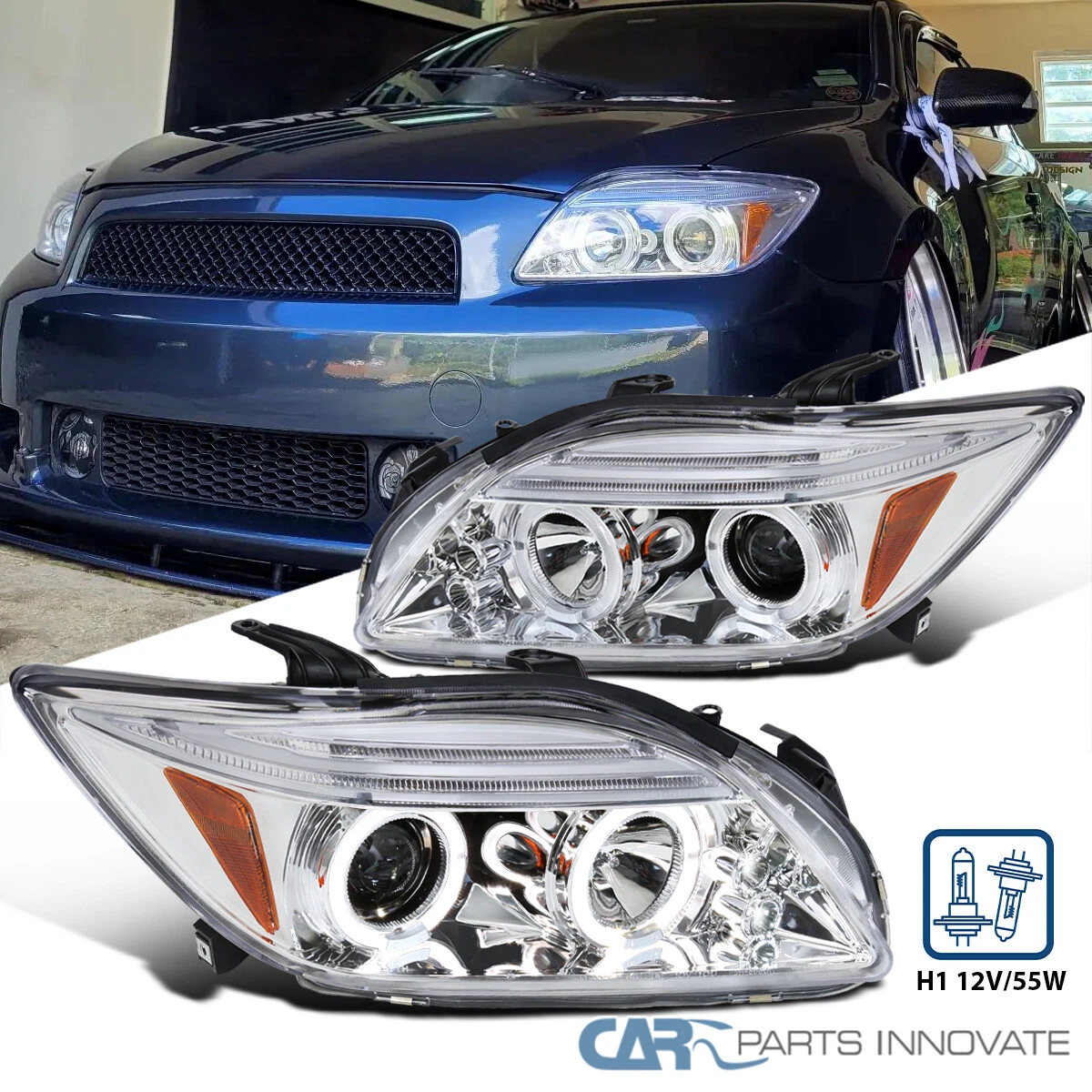 Scion tc 2024 custom headlights