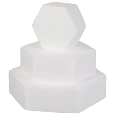  3 Pcs Tins Cake Model Foam Decorating Exercise Shape Practice Mold