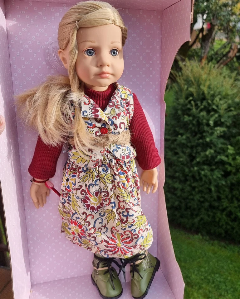 Götz Puppe Katie 50 cm Happy Kidz aus 2021 Künstlerpuppe Sammlerpuppe Doll Nr 02 - Bild 2 von 4